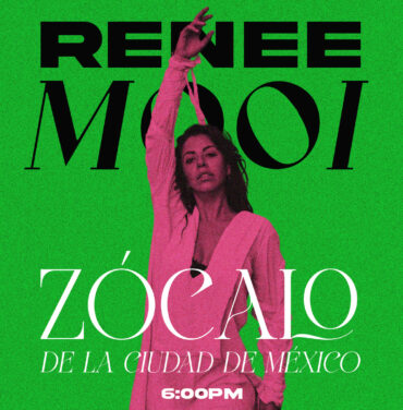 Renee Mooi se presentará en el Zócalo de la Ciudad de México