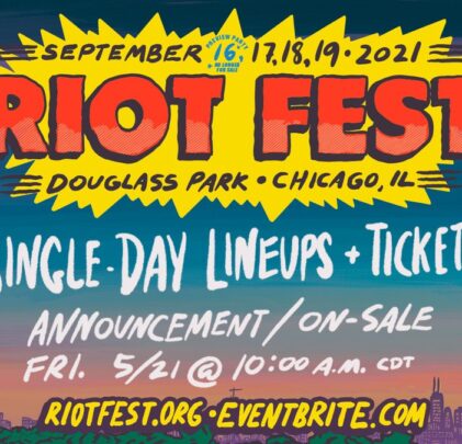 ¡Riot Fest 2021 tiene line up completo!