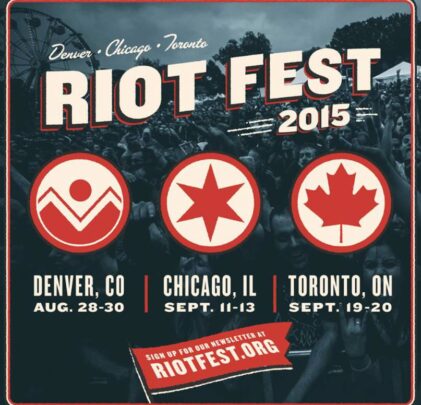 Riot Fest revela su cartel 2015