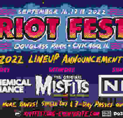 Ya está listo el lineup para el Riot Fest 2022