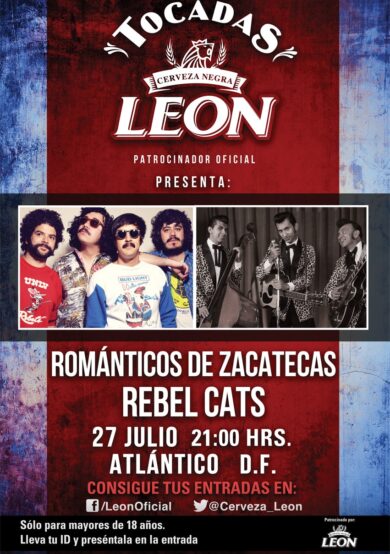 Los Románticos de Zacatecas y Rebel Cats en las Tocadas León