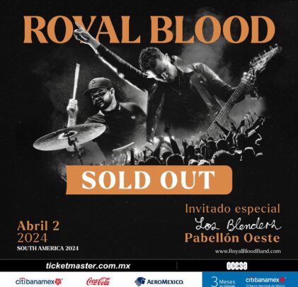 SOLD OUT: Royal Blood llegará al Pabellón Oeste