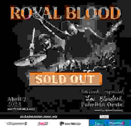 SOLD OUT: Royal Blood llegará al Pabellón Oeste