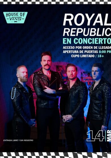 Royal Republic llegará a House of Vans