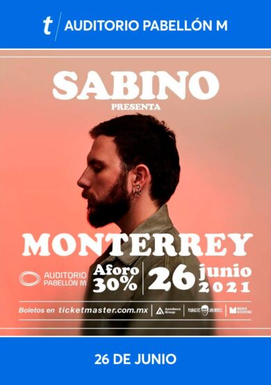 Sabino ofrecerá concierto en Auditorio Pabellón M