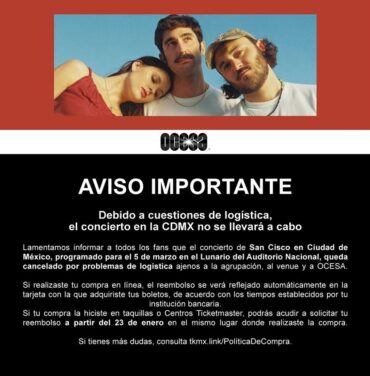 CANCELADO: San Cisco en CDMX