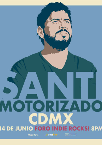 Santiago Motorizado llegará al Foro Indie Rocks!
