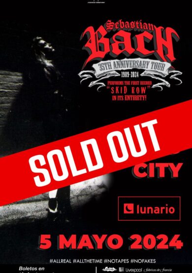 SOLD OUT: Sebastian Bach se presentará en el Lunario