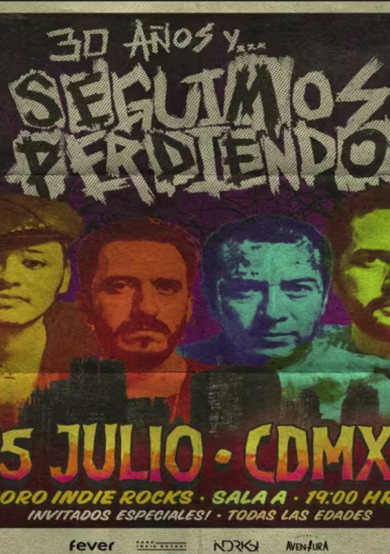 PRECIOS: Seguimos Perdiendo tendrá una presentación en el Foro Indie Rocks!