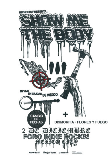 Hipnosis presenta: Show Me The Body en el Foro Indie Rocks!