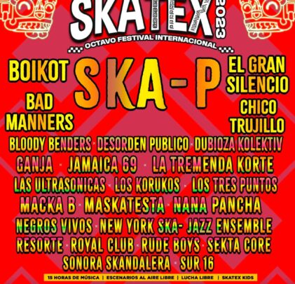 SkaTex revela su cartel