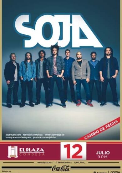 SOJA se presentará en El Plaza Condesa