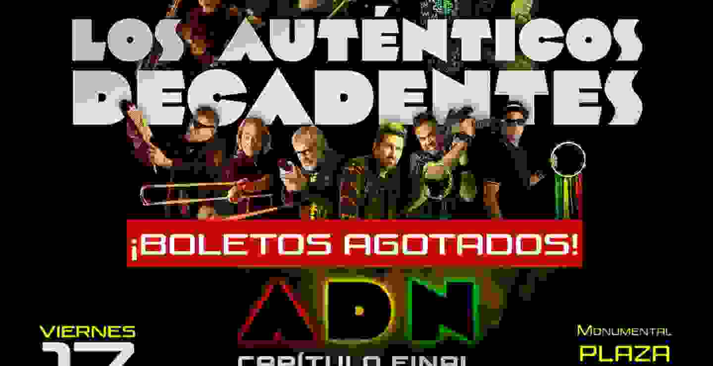 SOLD OUT: Los Auténticos Decadentes se presentará en la Plaza de Toros México