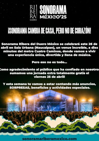 CAMBIO DE VENUE: Sonorama México 2025 cancela showcases en el CCEMx