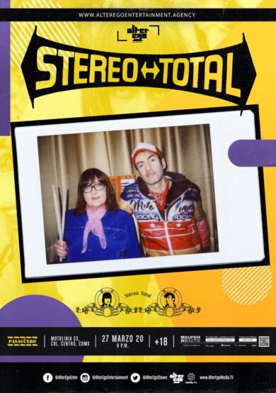POSPUESTO: Stereo Total se presentará en Pasagüero