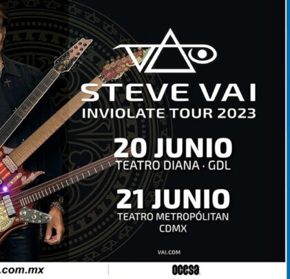 Steve Vai llegará al Teatro Metropólitan