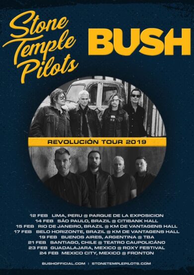 ¡Stone Temple Pilots y Bush juntos en México!