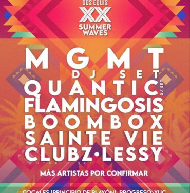 El XX  Summer Waves 2023 llegará con MGMT DJ Set, Quantic y más
