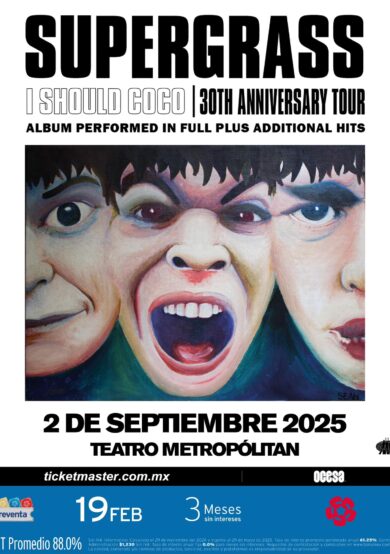 PRECIOS: Supergrass se presentará en el Teatro Metropólitan