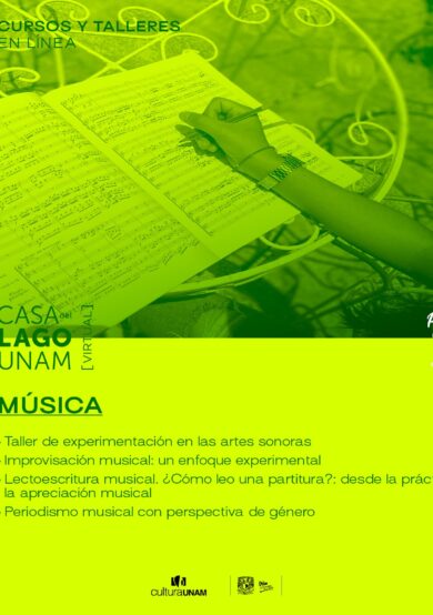 Casa del Lago UNAM ofrecerá taller de periodismo musical