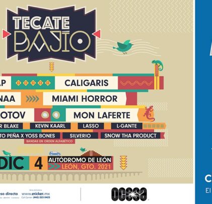 Miami Horror, Bizarrap y más en el Tecate Bajío 2021