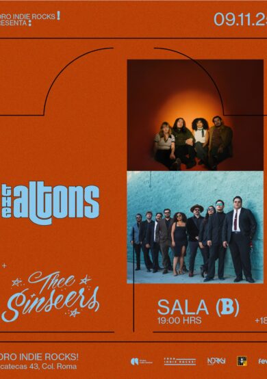 PRECIOS: The Altons & Thee Sinseers se presentarán en el Foro Indie Rocks!