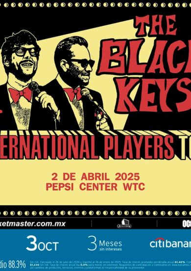 PRECIOS: The Black Keys llegará al Pepsi Center WTC