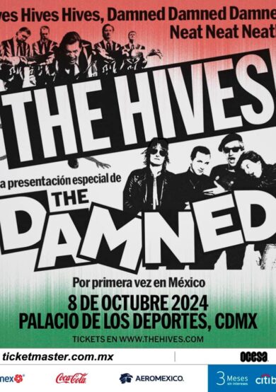 PRECIOS: The Damned se une al show de The Hives en el Palacio de los Deportes