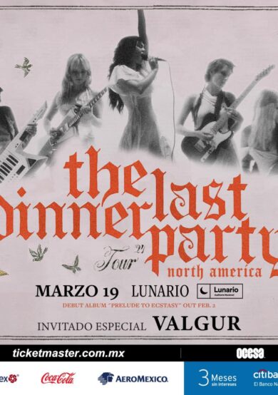 PRECIOS: ¡The Last Dinner Party llegará al Lunario!