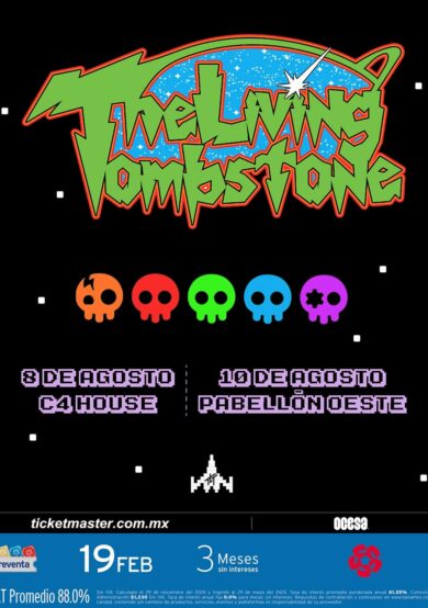 PRECIOS: The Living Tombstone hará vibrar al Pabellón Oeste