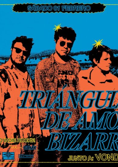 Triángulo de Amor Bizarro visitará el Foro Indie Rocks! con Vondré