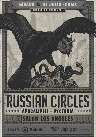 Russian Circles se presentará en el Salón Los Ángeles
