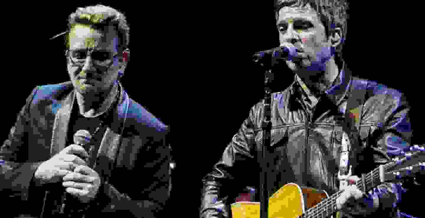 U2 versiona canción de Oasis con Noel Gallagher