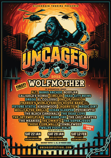 Wolfmother encabeza Uncaged Festival 2022