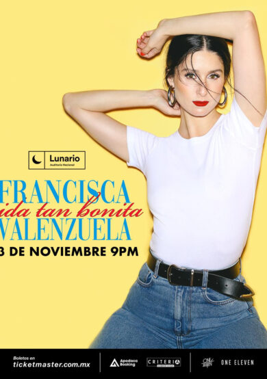 Francisca Valenzuela se presentará en el Lunario del Auditorio Nacional