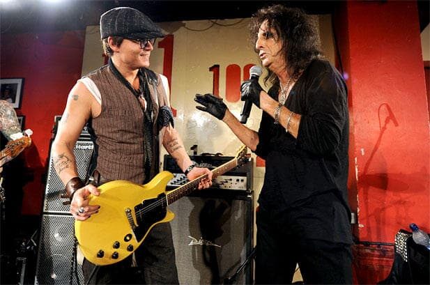 Johnny Depp, Alice Cooper y Joe Perry forman grupo de rock