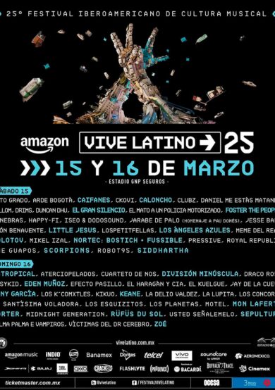 PRECIOS: Conoce el lineup final del Vive Latino 2025