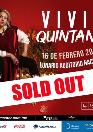 SOLD OUT: Vivir Quintana estremecerá el Lunario del Auditorio Nacional