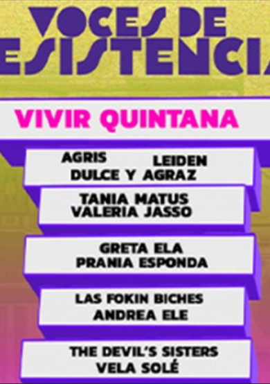 PRECIOS: El Festival Voces de Resistencia llegará al Auditorio BB