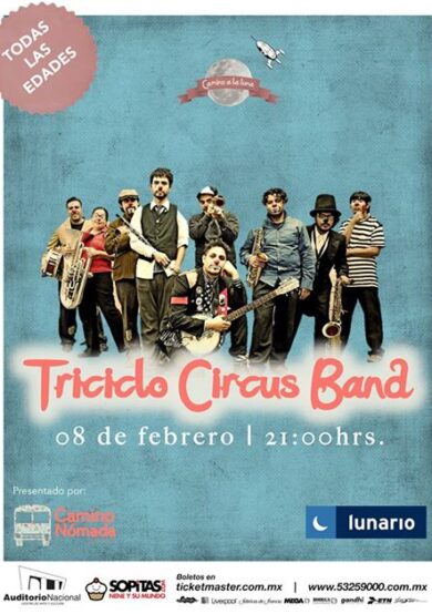 Triciclo Circus Band en el Lunario