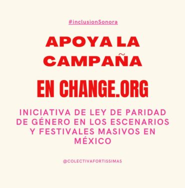 ¿Y dónde están las músicas? #InclusiónSonoraYA!