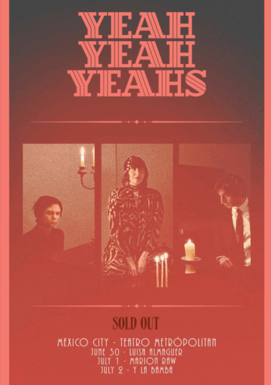 SOLD OUT: Yeah Yeah Yeahs llegará al Teatro Metropólitan