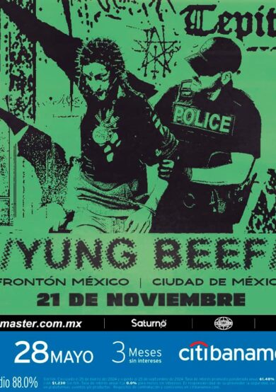PRECIOS: Yung Beef llegará al Frontón México