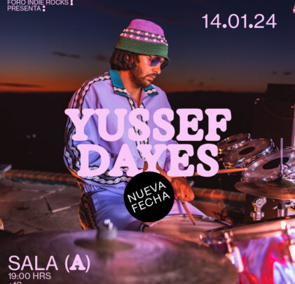 ¡Nueva fecha! Yussef Dayes hará vibrar al Foro Indie Rocks!