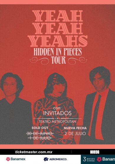 NUEVA FECHA: Yeah Yeah Yeahs llegará al Teatro Metropólitan