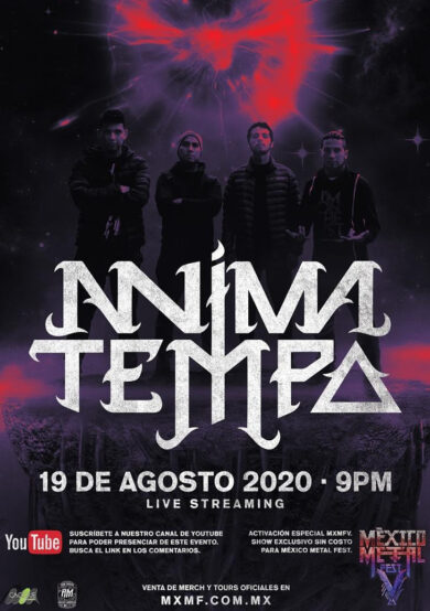 Ánima Tempo dará show en streaming vía Mexico Metal Fest